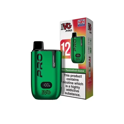 IVG Pro 12 Kiwi Passionfruit Guava Vape Kit - Strength#20mg (10D058)