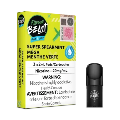 Flavour Beast S Pods – Super Spearmint Iced