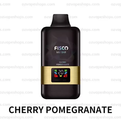Fisco Max Bar 12000 Puffs – Cherry Pomegranate - Ozvapeone