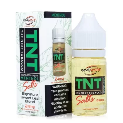 Sale $5.25 – TNT The Next Tobacco Menthol by Innevape Salt 30ml 50mg