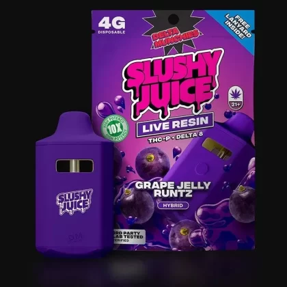 Delta Munchies Grape Jelly Runtz Slushy Juice 4G THC-P Vape