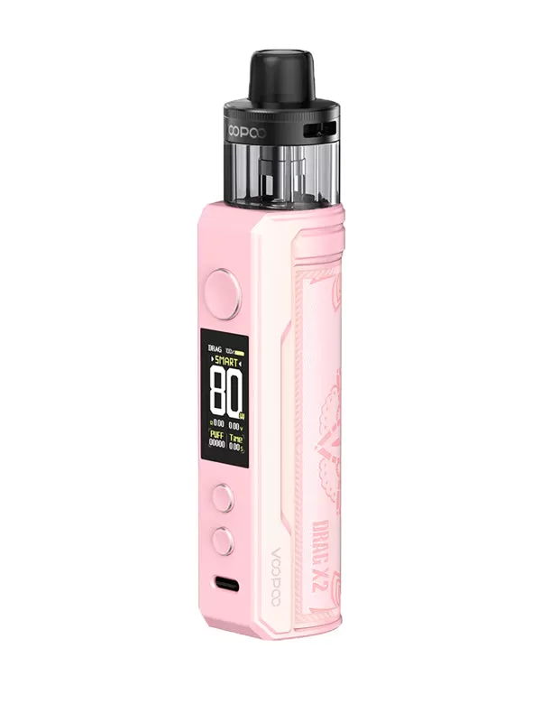 VOOPOO DRAG X2 POD MOD KIT 80W - Colorful Silver - Image 2