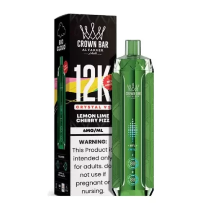 Lemon Lime Cherry Fizz AL Fakher Crown Bar Crystal V2 12000