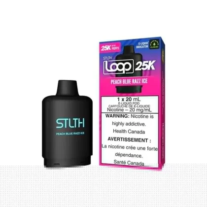 STLTH LOOP 25K POD PACK – PEACH BLUE RAZZ ICE