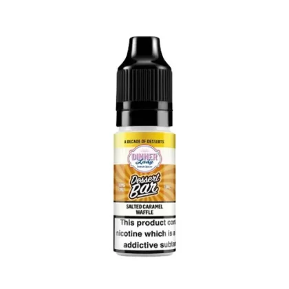 Dinner Lady Dessert Bar Salted Caramel Waffle Nic Salt