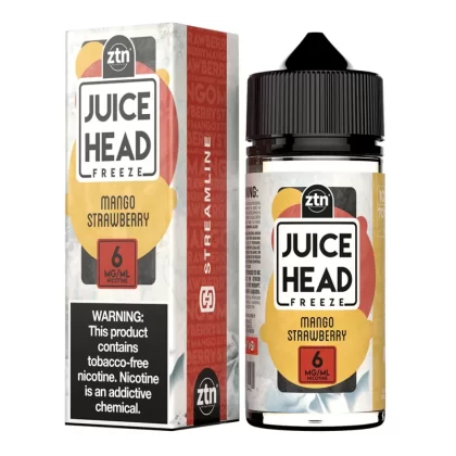 JUICE HEAD ZTN FREEZE – MANGO STRAWBERRY 100ML - Vapebazaar Pk
