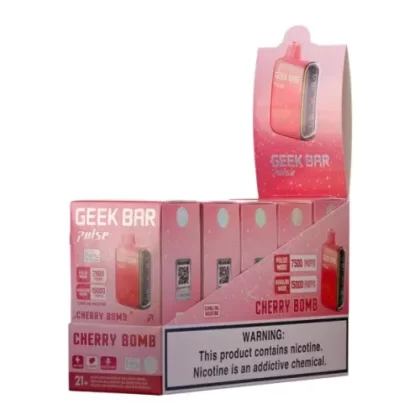 BULK Cherry Bomb GEEK BAR Pulse – Box of 5