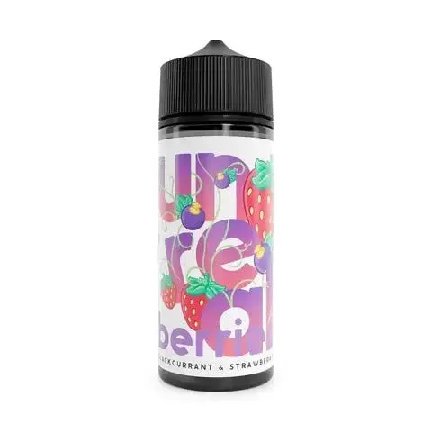 Unreal Berries 100ml Shortfill E-Liquids - Flavour#Blackcurrant & Strawberry>Blueberry & Lemon>Cranberry & Raspberry>Grape & Lime>Rhubarb & Raspberries (D8880B)