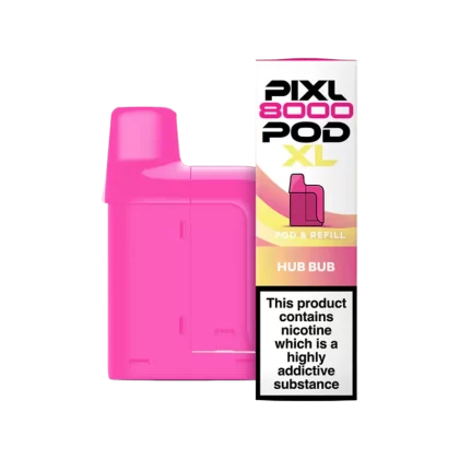 Hub Bub Pixl 8000 Refill Pack - 20mg - Vape Product