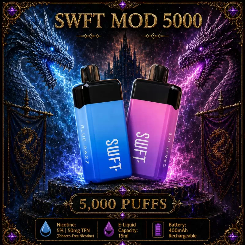 SWFT Mod 5000 - Grape Ice - Vapeciga