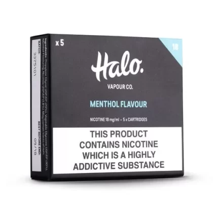 Menthol Cartridges by Halo Vapour Co. - 12 mg/ml