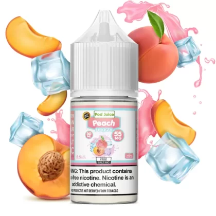 Peach Freeze 30ml (35mg & 55mg) – Pod Juice Salt - Vape Product, Vape Product