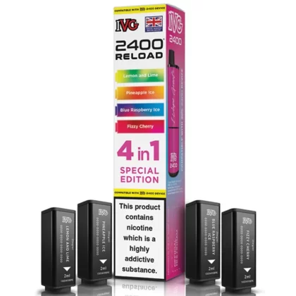 Special Edition IVG 2400 Reload Refill Pods (x4) - 88Vape
