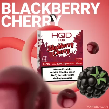 HQD Cirak 2 Pods – Blackberry Cherry - HQD Cirak / Nein / 2ml / 18mg/ml