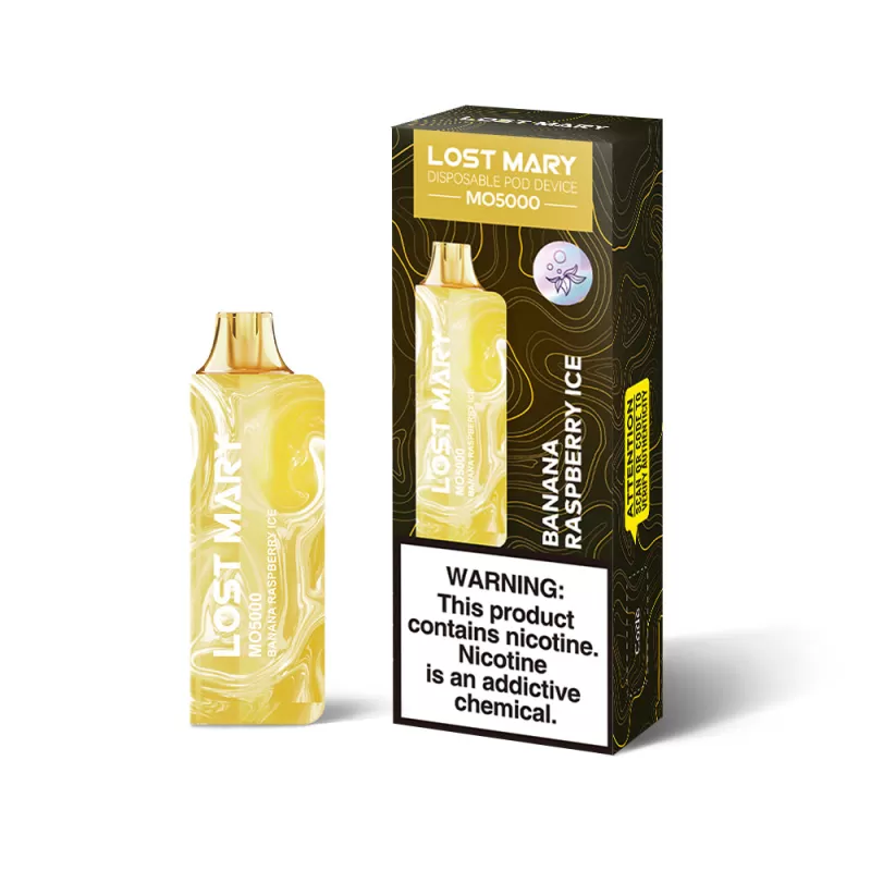 Lost Mary MO5000 Disposable Device - 5000 Puffs - Banana Raspberry Ice - Image 2