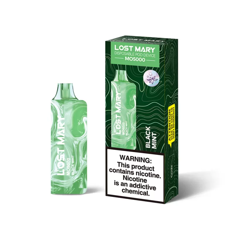 Lost Mary MO5000 Disposable Device - 5000 Puffs - Banana Raspberry Ice - Image 3