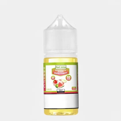 Pod Juice Strawberry Apple Watermelon 30mL Salt Nicotine - Vape Product, Vape Product (F20083)