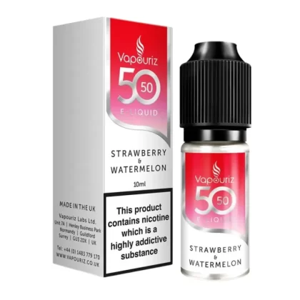 Strawberry & Watermelon E-Liquid 50/50 Series by Vapouriz (10ml) - 18mg