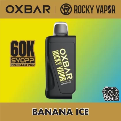 Rocky Vapor Oxbar Svopp 60K Pod Pack – Banana Ice