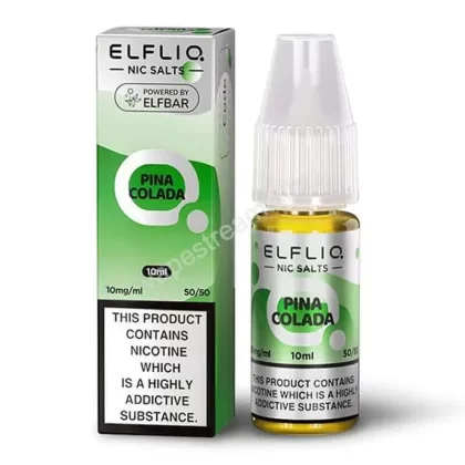 ELFBAR ELFLIQ Pina Colada Nic Salt E-Liquid - Vapestreams Co
