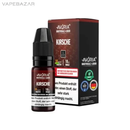 Avoria Nikotinsalz Liquid – Kirsche - 10mg/ml, 20mg/ml