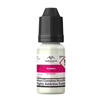 Vapemate Classic Raspberry 10ml - Blend#50VG / 50PG>70VG / 30PG0mg>3mg>6mg>12mg>18mg