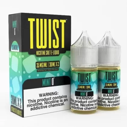 Twist E-Liquid Salts – Mint 0 2x30ml - Vape Product, Vape Product