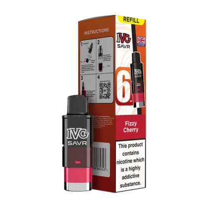 Fizzy Cherry IVG SAVR Refill Pack - 20mg - Vape Product (4E2B60)