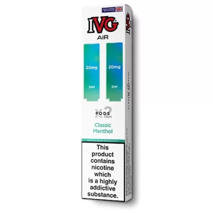 Classic Menthol Air Pods by IVG - 20 mg/ml (6AD961)
