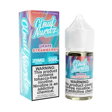 Grape Strawberry Iced Cloud Nurdz TFN Salts 30mL