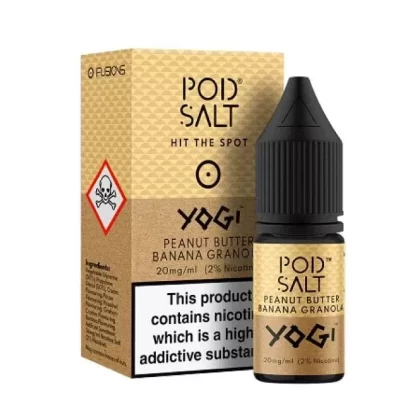 Pod Salt Peanut Butter Banana Granola Nic Salt E Liquid – Fusion Series (10ml)