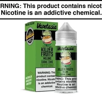 MELONS BY VAPETASIA SYNTHETIC 100ML - Vape Product, Vape Product