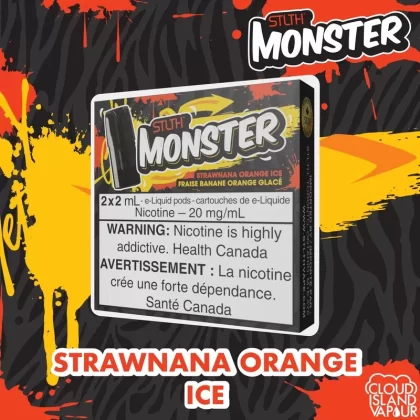 STLTH Monster Pod Pack – Strawnana Orange Ice