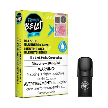 FLAVOUR BEAST PODS – BLESSED BLUEBERRY MINT