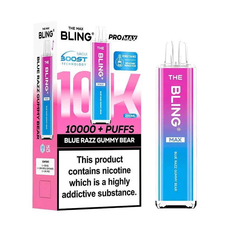 The Bling Pro Max 10K Pod Kit - Strawberry raspberry cherry ice - Image 3