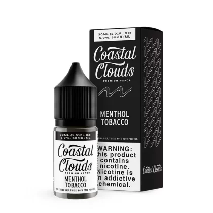 Coastal Clouds Salt Menthol Tobacco eJuice - Vape Product; Vape Product, Vape Product