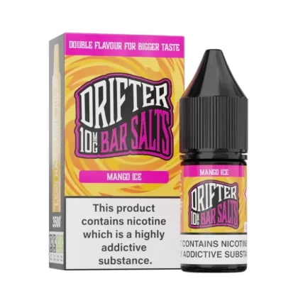 Drifter Bar Salt Nic Salt E Liquid Mango Ice - Nicotine Strength#20mg>10mg>5mg (7C23FD)