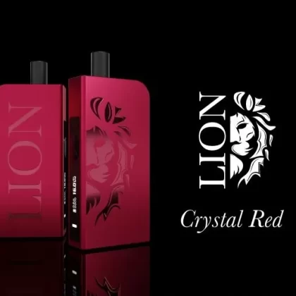 Lion Pod Mod Crystal Red – Hellvape x La Tabaccheria