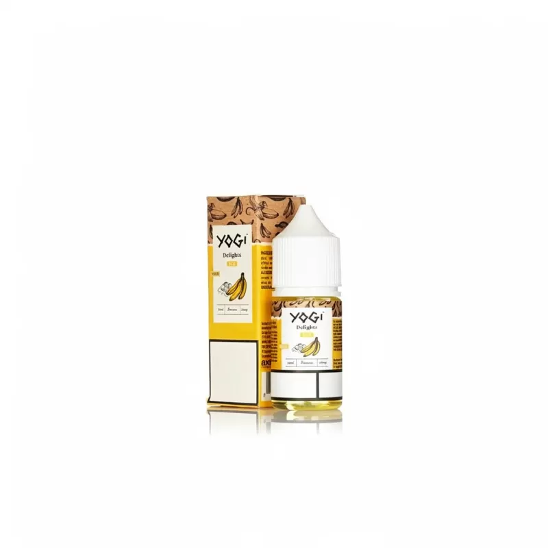 Yogi Delights Salt Banana Ice – 30mL Banana Menthol 50/50 - 20mng, Vape Product; 20mng, Vape Product (A61BFB)