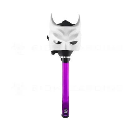 Gas Mask | Bat White Mask Steamroller | 12″ – Acrylic – Assorted Colors