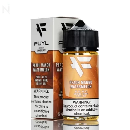 FUYL E-Liquid - Peach Mango Watermelon - 100ml - 3mg