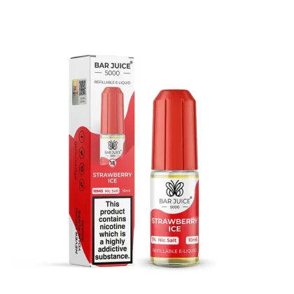 Bar Juice 5000 Strawberry Ice Nic Salt - Nicotine Strength#5mg>10mg>20mg
