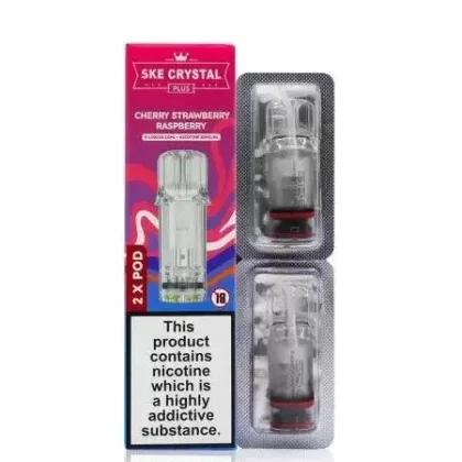 SKE Crystal Plus Pods – Cherry Strawberry Raspberry
