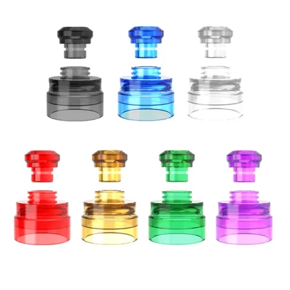 Yachtvape Claymore RDA Cap with Drip Tip - Transparent
