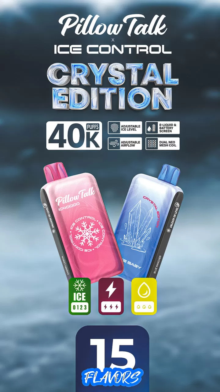Pillow Talk IC40000 Ice Control - Mexican Mango (Crystal Edition) - Vapeciga - Image 3