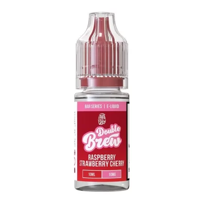 Strawberry Raspberry Cherry By Double Brew 10ml - Nicotine Strength#10mg (Salt)>20mg (Salt)>5mg (Salt) (CE7E81)