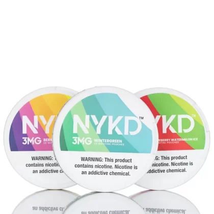 NYKD Nicotine Pouches - Strawberry Watermelon Ice 3mg