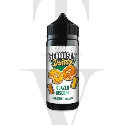 SERIOUSLY DONUTS GLAZED BISCOFF 100ML SHORTFILL E-LIQUID