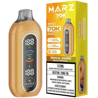 Marz Disposable 70K Puffs – Tropical Mango - Eliquidsupply