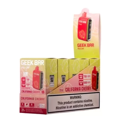 BULK California Cherry GEEK BAR Pulse – 5 Pack